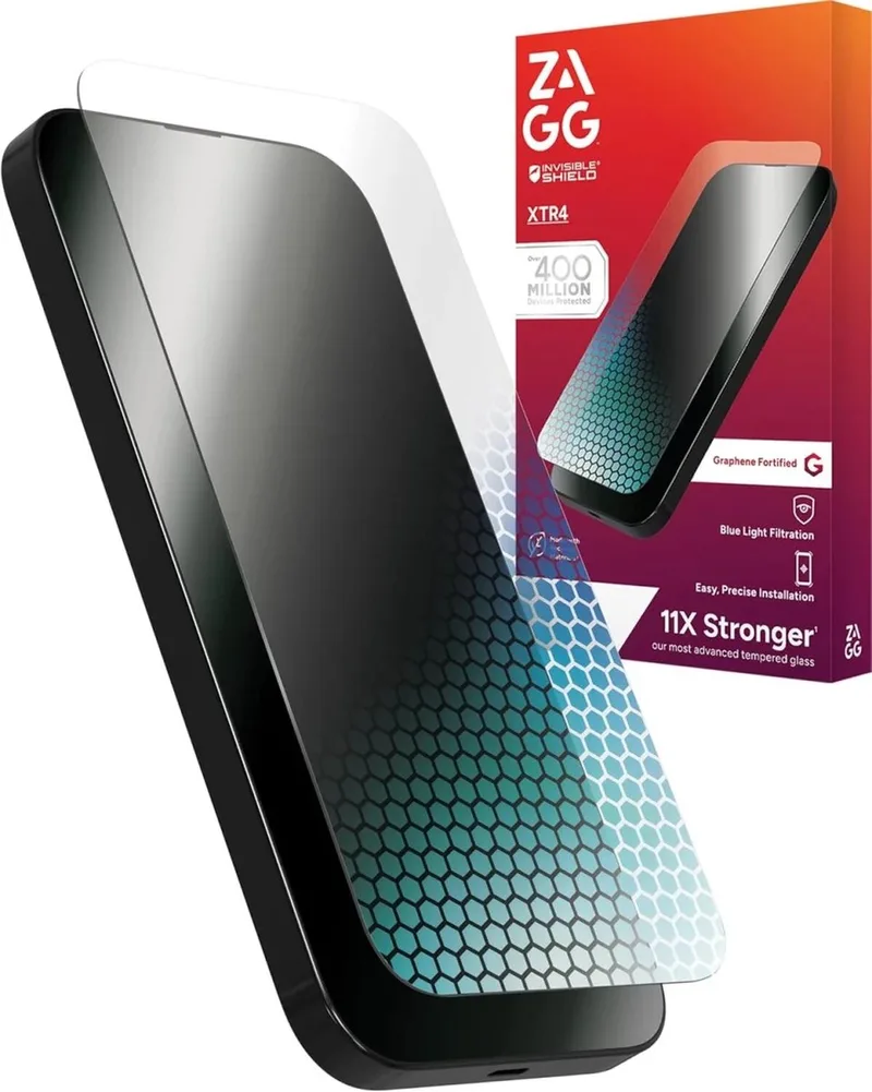 InvisibleShield Glass XTR4 Blue Light Screen Protector Geschikt voor Apple iPhone 15 / 16 de ZAGG – photo produit