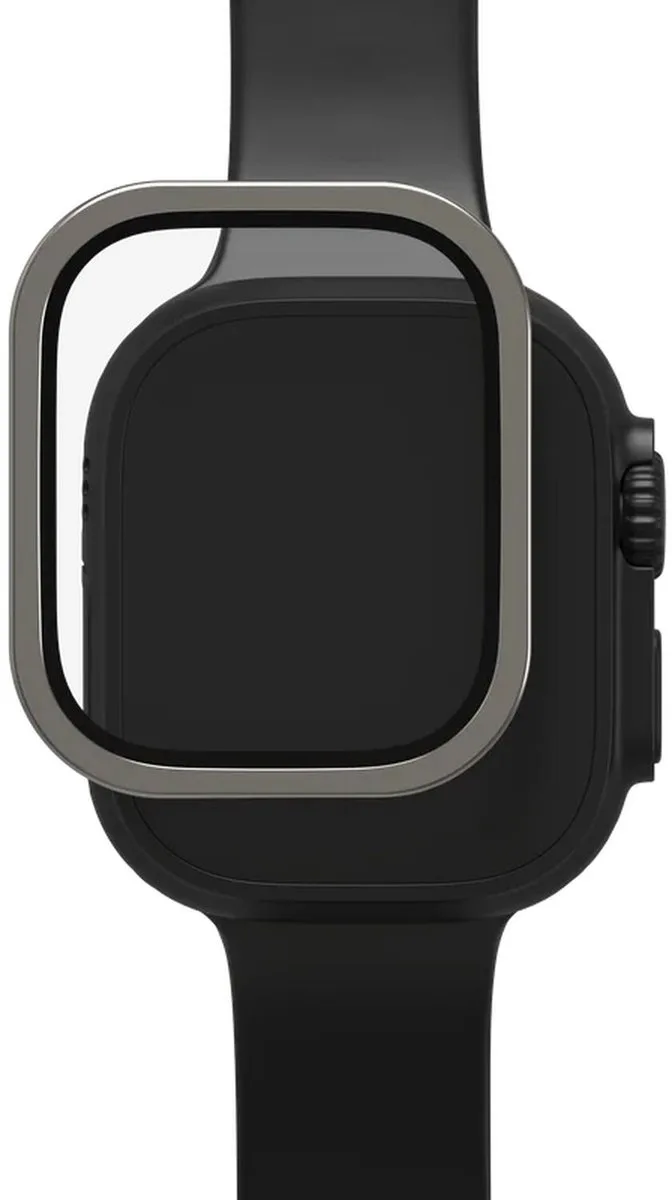 InvisibleShield Glass XTR4 E | Apple Watch Ultra 4/3/2/1 49mm Screen Protector | Titanium van ZAGG in Transparant – productfoto