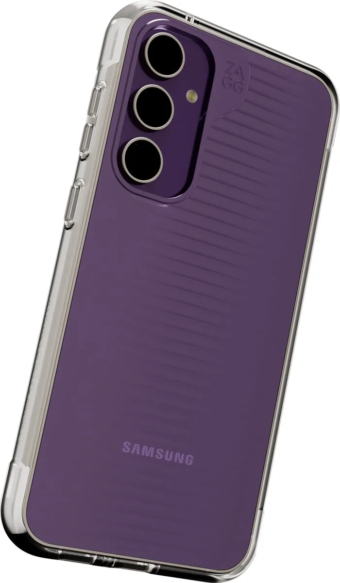 Luxe Backcove Hoesje - Geschikt voor Samsung Galaxy S23 FE de ZAGG en Transparent – photo produit