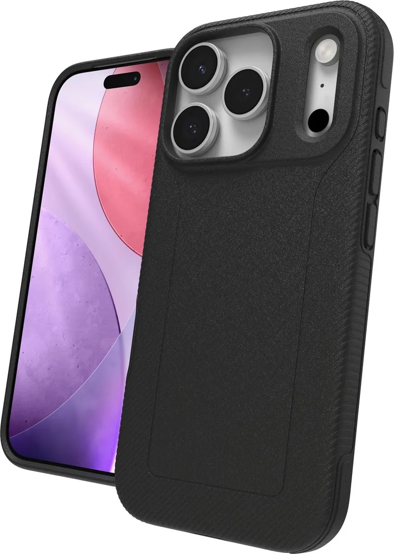 Luxe Hoesje Geschikt voor Apple iPhone 17 Pro - Grafeen Back Cover - 3M Valbescherming von ZAGG in Schwarz – Produktfoto