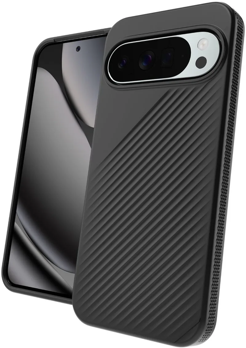 Luxe Hoesje Geschikt voor Google Pixel 10 Pro XL - Grafeen Back Cover - 3M Valbescherming von ZAGG in Schwarz – Produktfoto