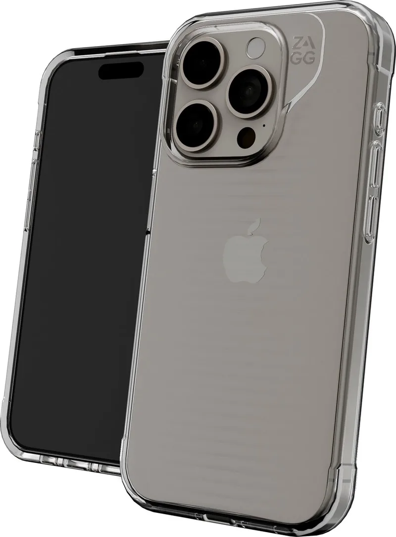 Luxe hoesje geschikt voor iPhone 15 Pro - Transparant de ZAGG en Transparent – photo produit