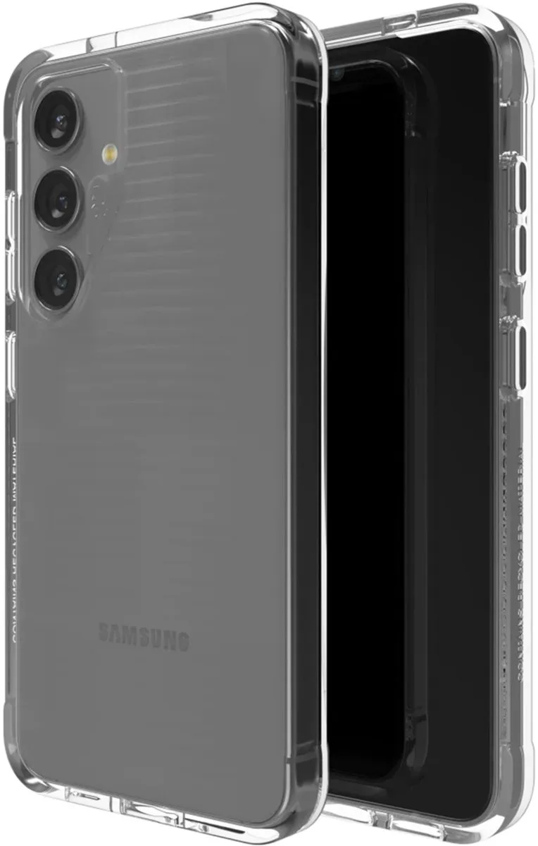 Luxe Hoesje Geschikt voor Samsung Galaxy S24 3M Valbescherming fra ZAGG i Gennemsigtig – produktbillede