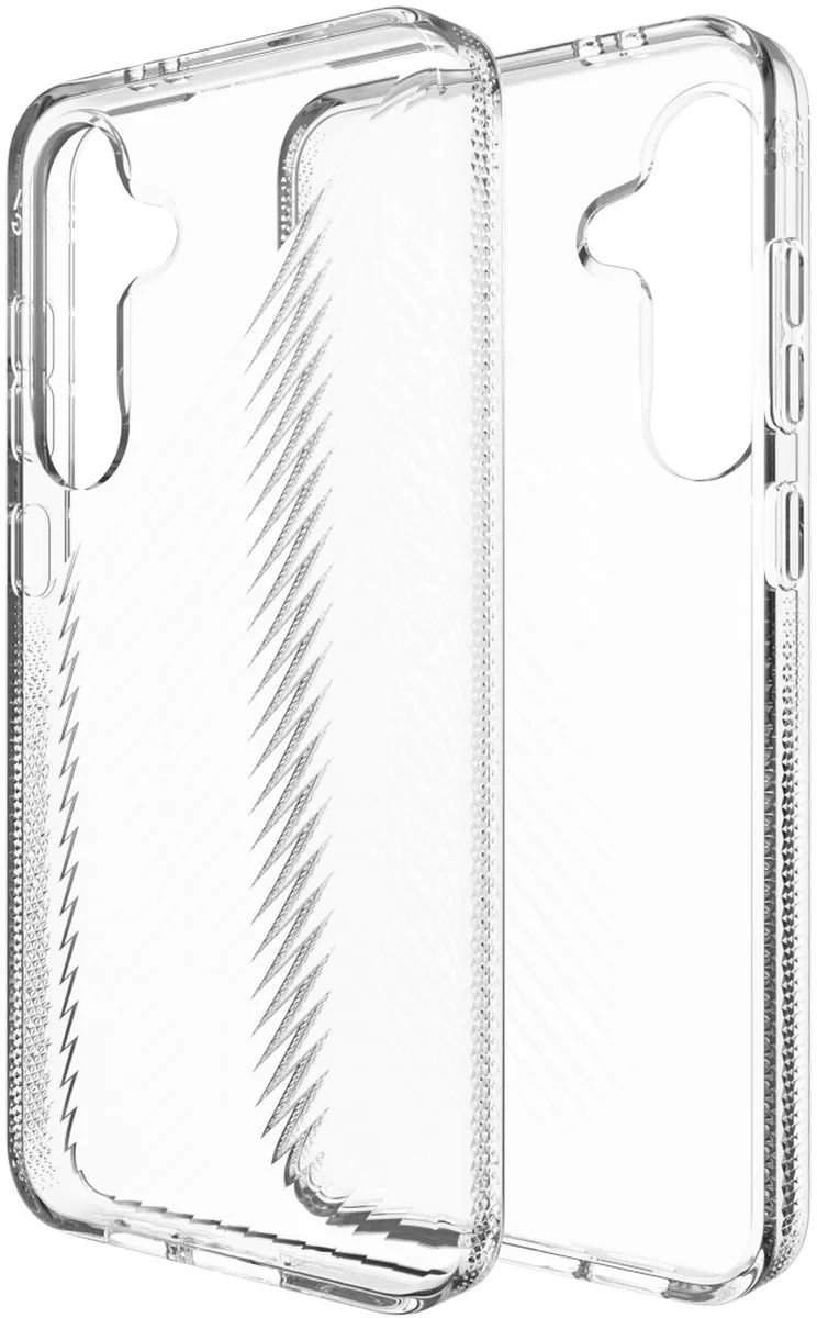 Luxe Hoesje Geschikt voor Samsung Galaxy S24 FE - Grafeen Back Cover - 3M Valbescherming de ZAGG en Transparent – photo produit