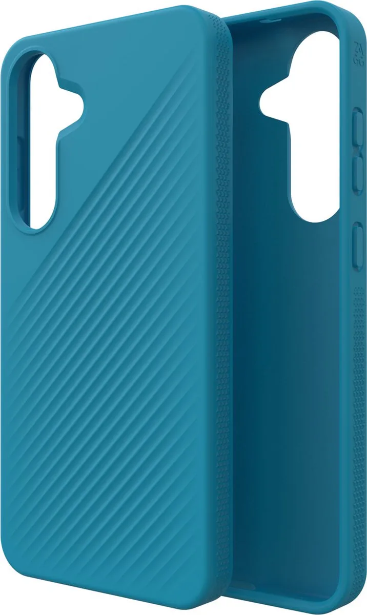 Luxe Hoesje Geschikt voor Samsung Galaxy S25 Plus - Grafeen Back Cover - 3M Valbescherming fra ZAGG i Blå – produktbillede