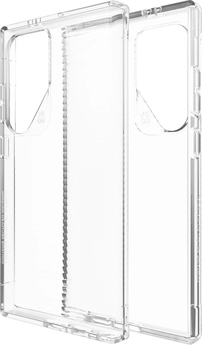 Luxe Hoesje Geschikt voor Samsung S24 Ultra 3M Valbescherming de ZAGG en Transparent – photo produit