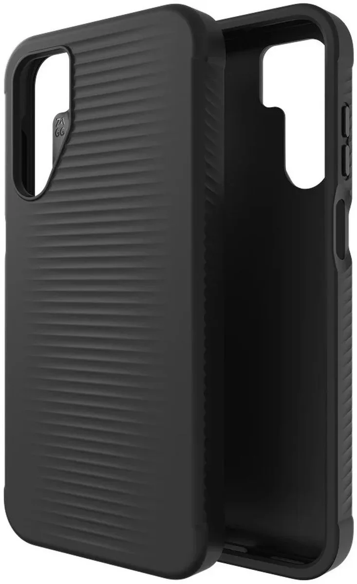 Luxe Samsung Galaxy A15 Slim Hoesje 3M Valbescherming by ZAGG in Black – product photo