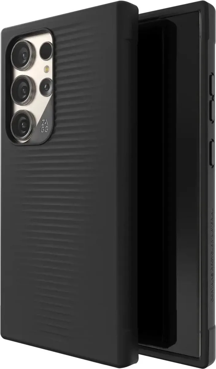 Luxe Samsung S24 Ultra Hoesje 3M Valbescherming by ZAGG in Black – product photo