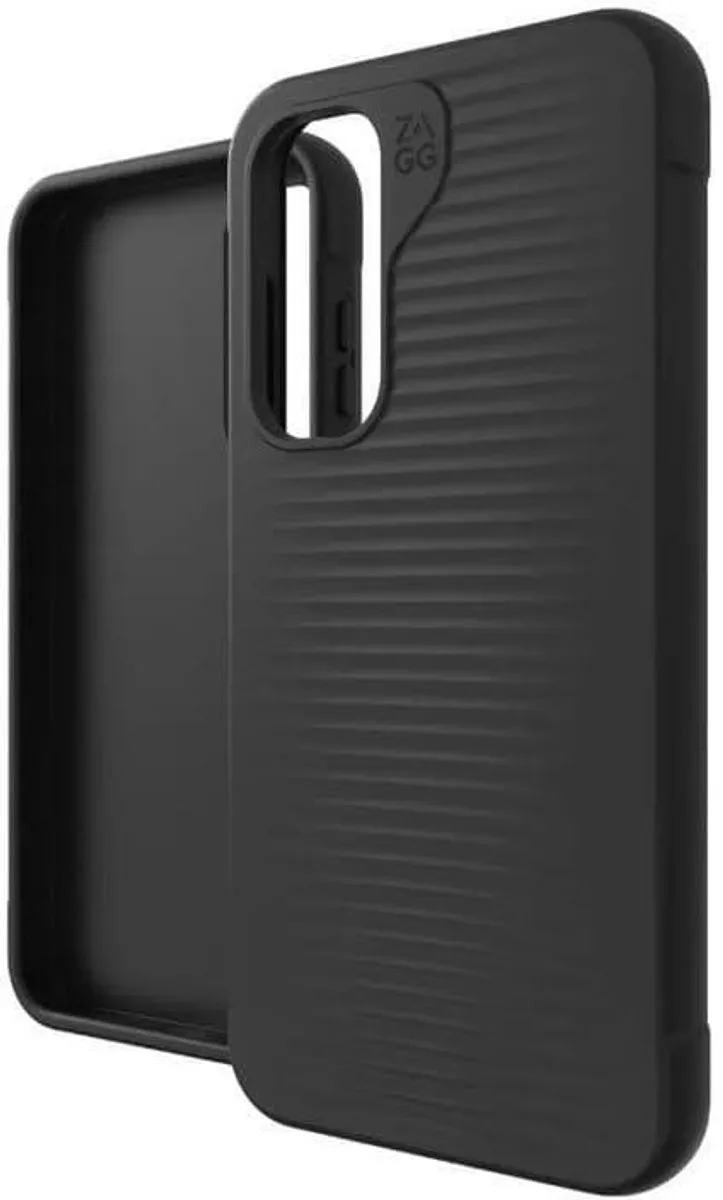 Luxe Slim Hoesje Geschikt voor Samsung Galaxy S23 FE - Grafeen Back Cover - 3M Valbescherming von ZAGG in Schwarz – Produktfoto