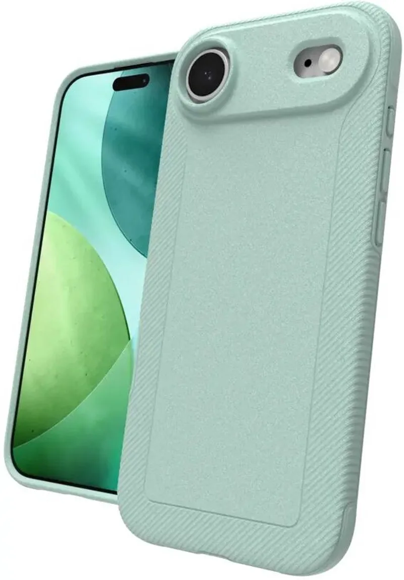Luxe Snap Hoesje Geschikt voor Apple iPhone Air - Graphene Back Cover Compatibel met MagSafe / Qi2 - 3M Valbescherming - Gerecycled Materiaal - Mint by ZAGG in Green – product photo