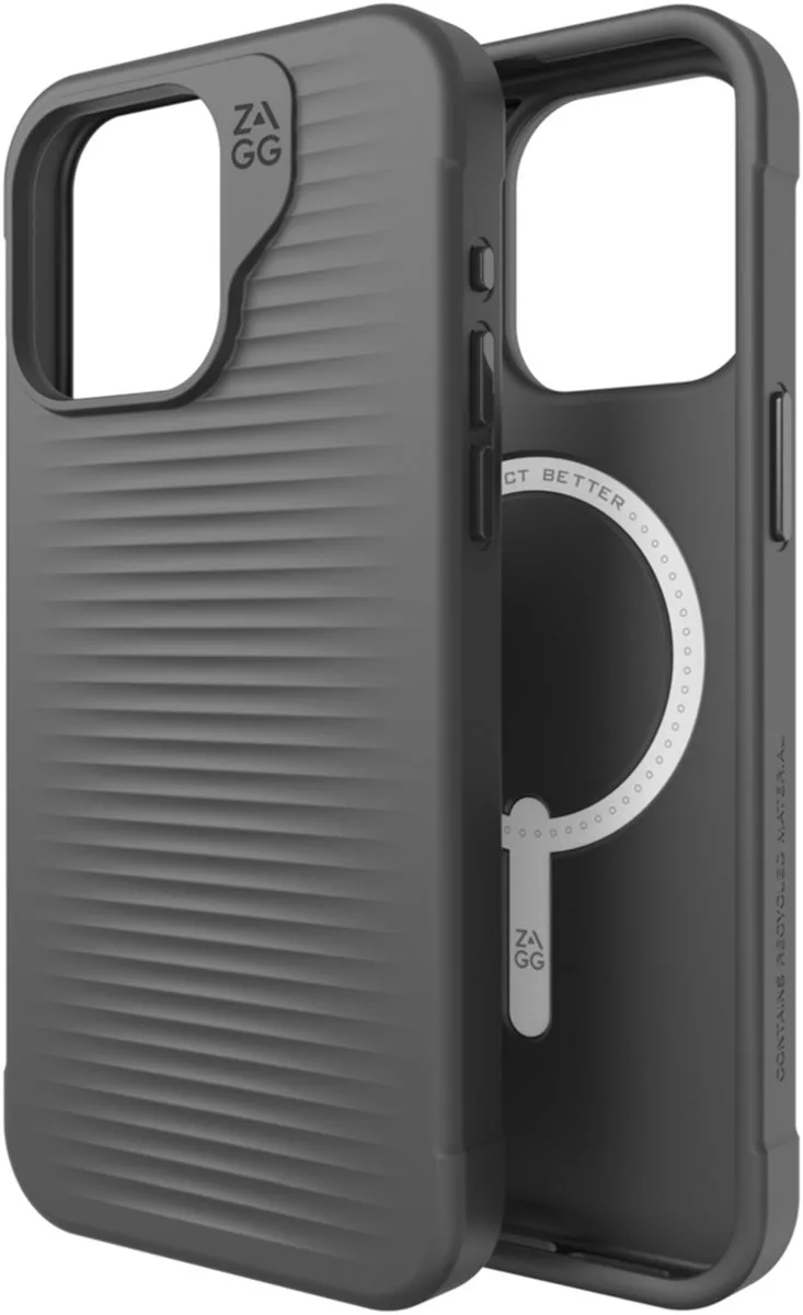 Luxe Snap hoesje geschikt voor iPhone 15 Pro Max fra ZAGG i Sort – produktbillede