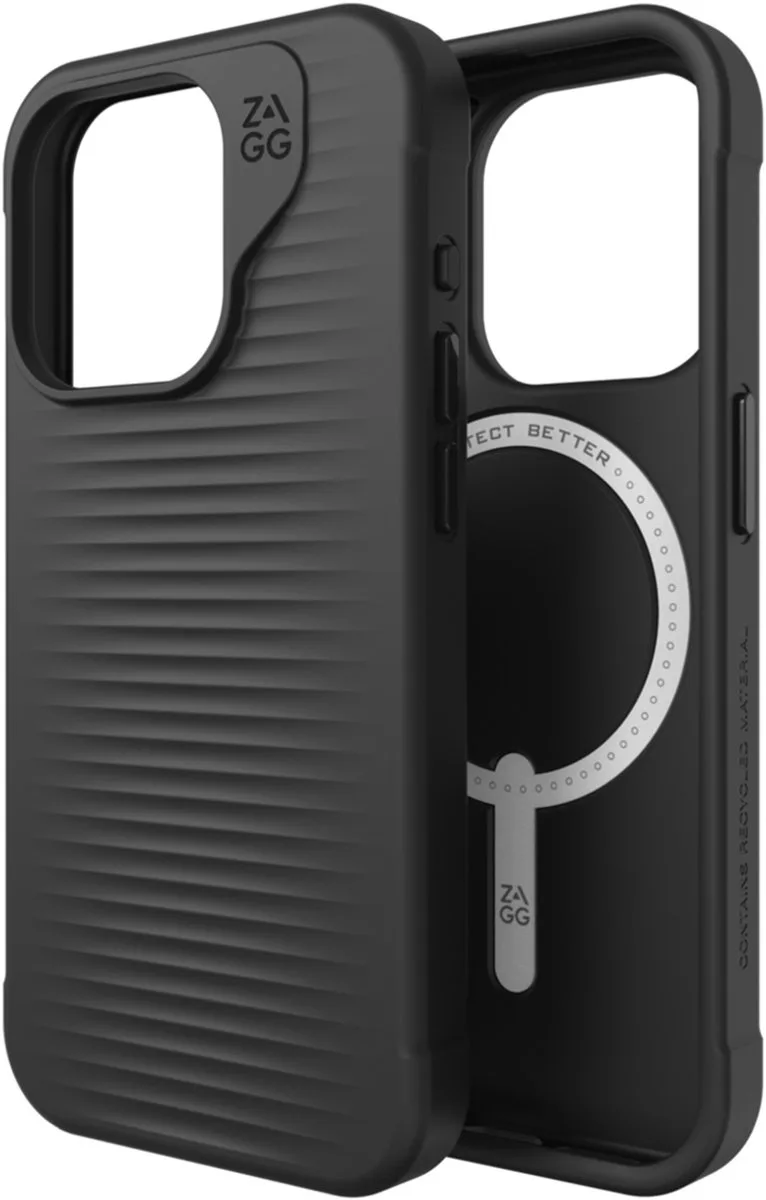 Luxe Snap hoesje geschikt voor iPhone 15 Pro by ZAGG in Black – product photo
