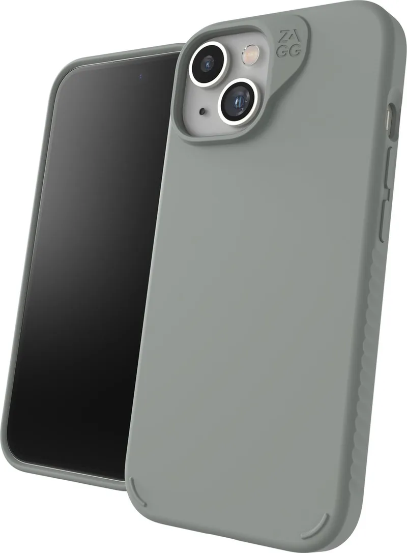 Manhattan Snap Backcover Hoesje - Geschikt voor Apple iPhone 13 / 14 / 15 - MagSafe Compatibel by ZAGG in Green – product photo