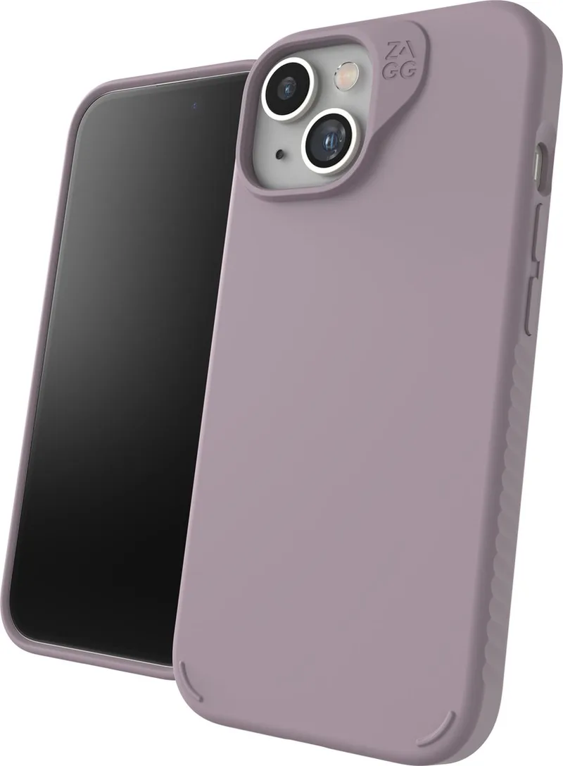Manhattan Snap hoesje geschikt voor iPhone 13, iPhone 14 & iPhone 15 från ZAGG i Lila – produktbild