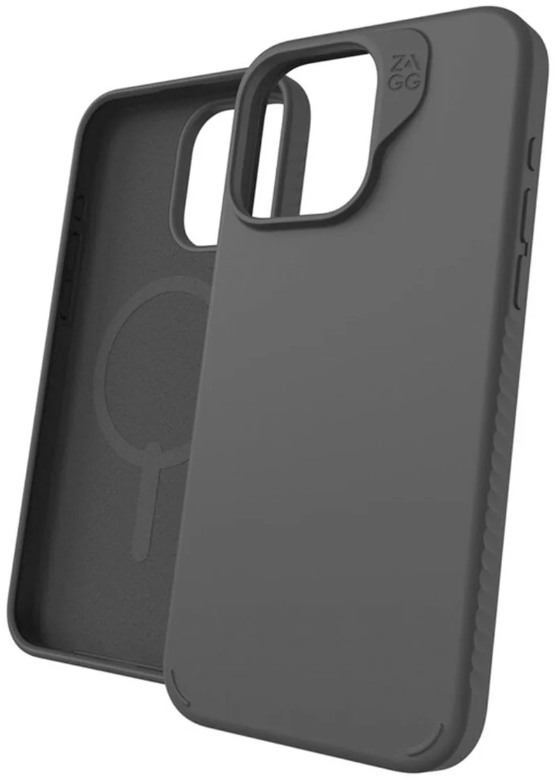 Manhattan Snap hoesje geschikt voor iPhone 15 Pro Max von ZAGG in Schwarz – Produktfoto