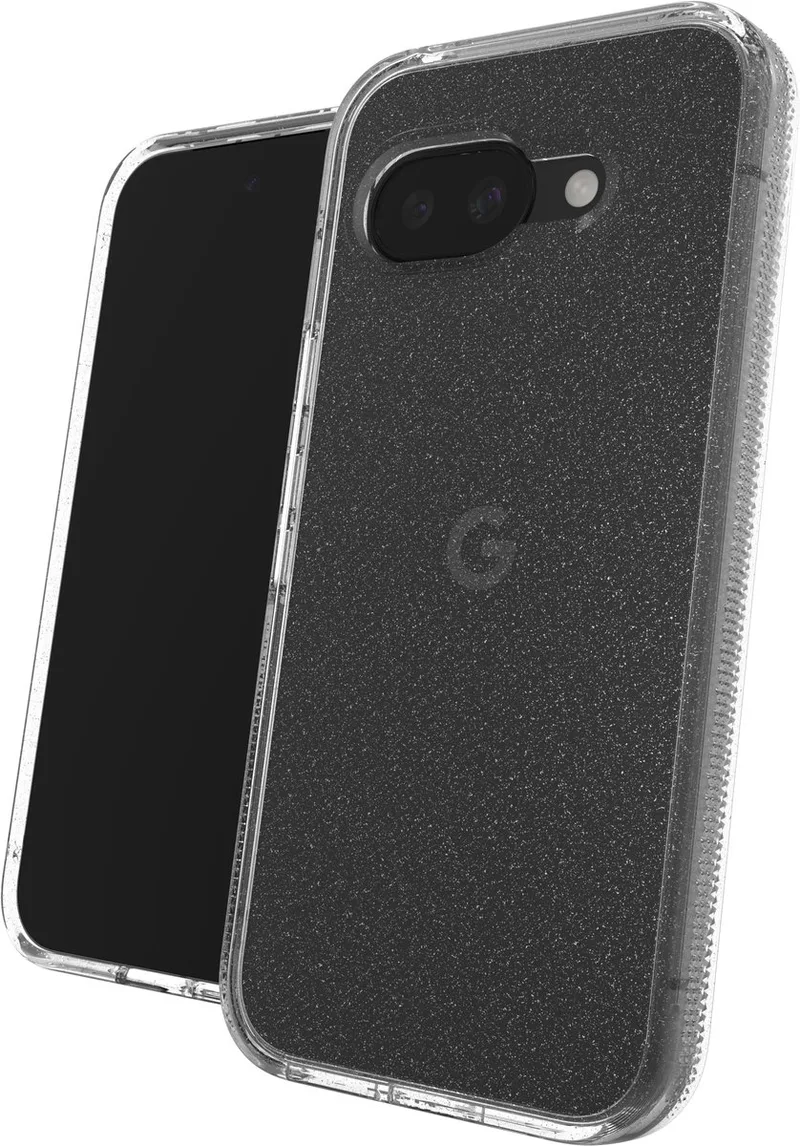 Milan Hoesje Geschikt voor Google Pixel 9a - Grafeen Back Cover - Gerecycled Materiaal - Glitter de ZAGG en Transparent – photo produit