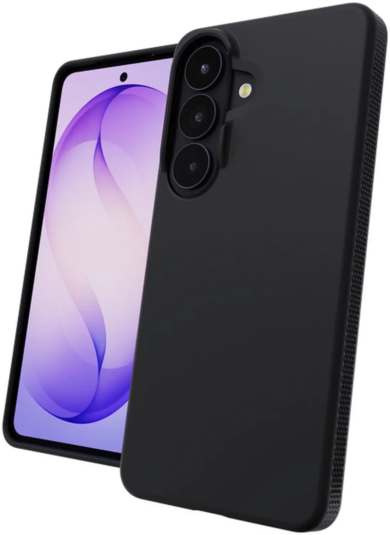 Milan Snap Hoesje Geschikt voor Samsung Galaxy S26 - Back Cover Compatibel met MagSafe / Qi2 - Gerecycled Materiaal - Grafeen fra ZAGG i Sort – produktbillede