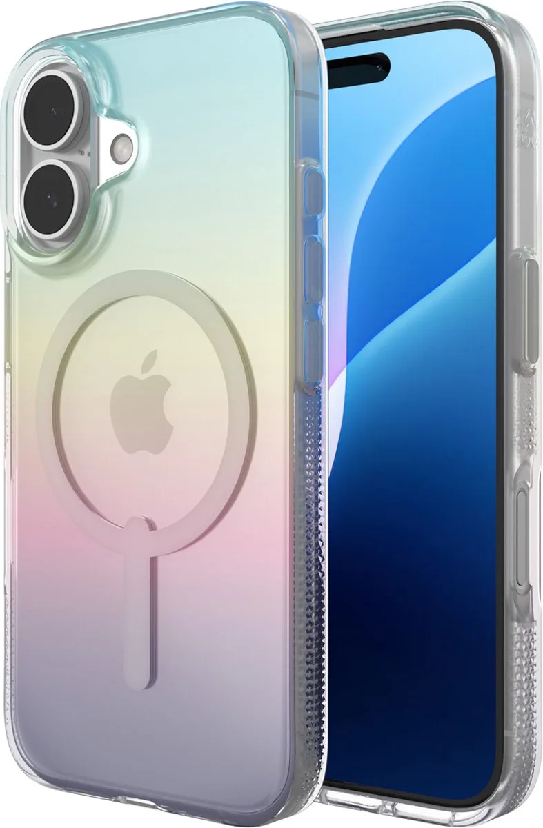 Milan Snap Mag geschikt voor iPhone 16 Hoesje - iridescent | iridescent de ZAGG en Iridescent – photo produit