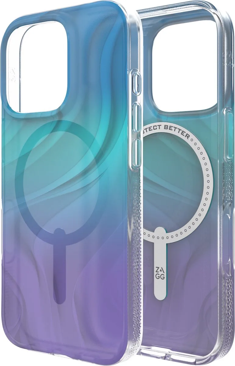Milan Snap Mag geschikt voor iPhone 16 Pro Hoesje - deep aurora | deep aurora von ZAGG in Deep aurora – Produktfoto