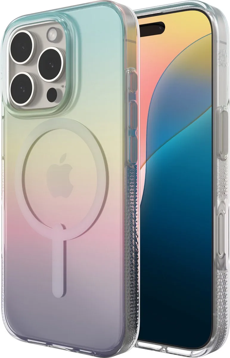 Milan Snap Mag geschikt voor iPhone 16 Pro Hoesje - iridescent | iridescent från ZAGG i Iridescent – produktbild