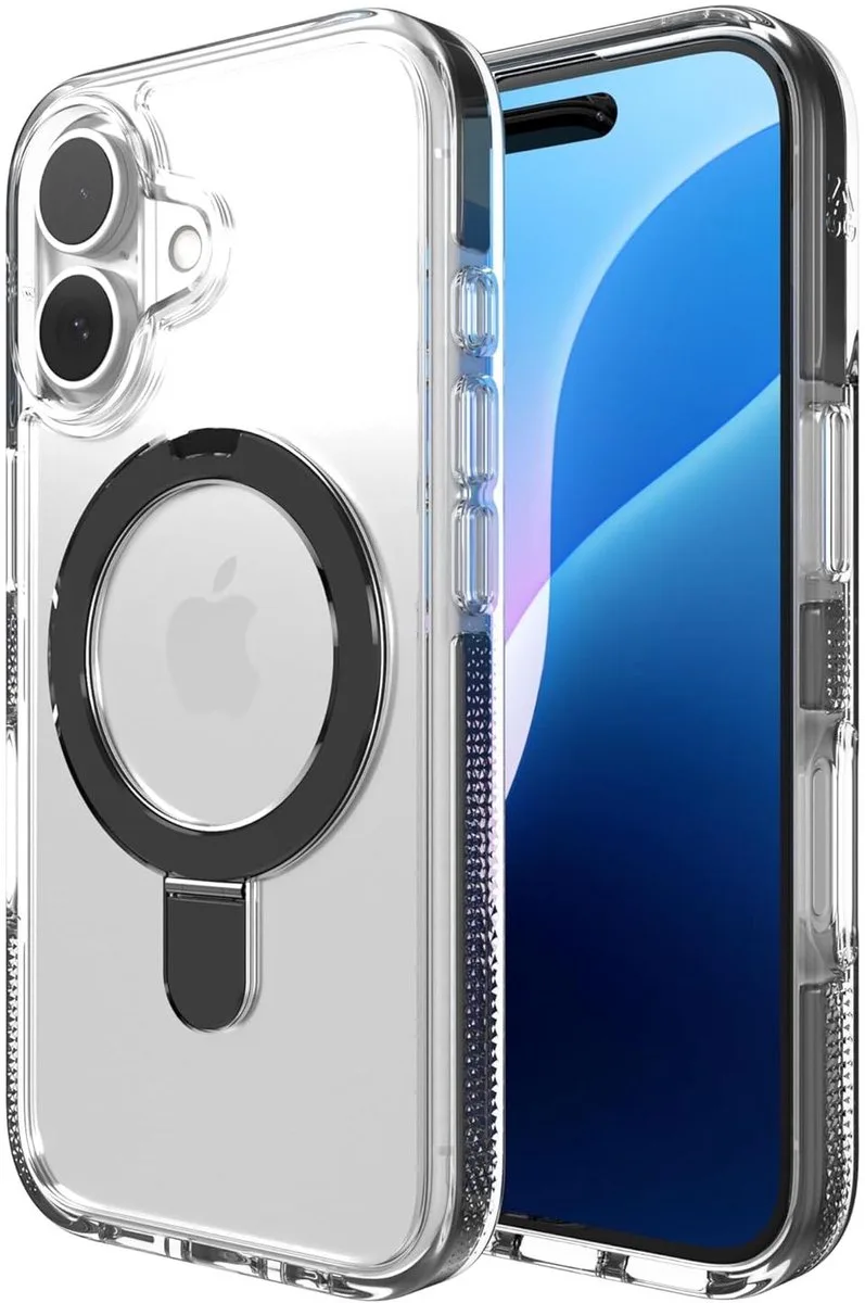 Santa Cruz Snap Hoesje Geschikt voor Apple iPhone 16 Pro Max - Compatibel met MagSafe / Qi2 - Back Cover von ZAGG in Schwarz – Produktfoto