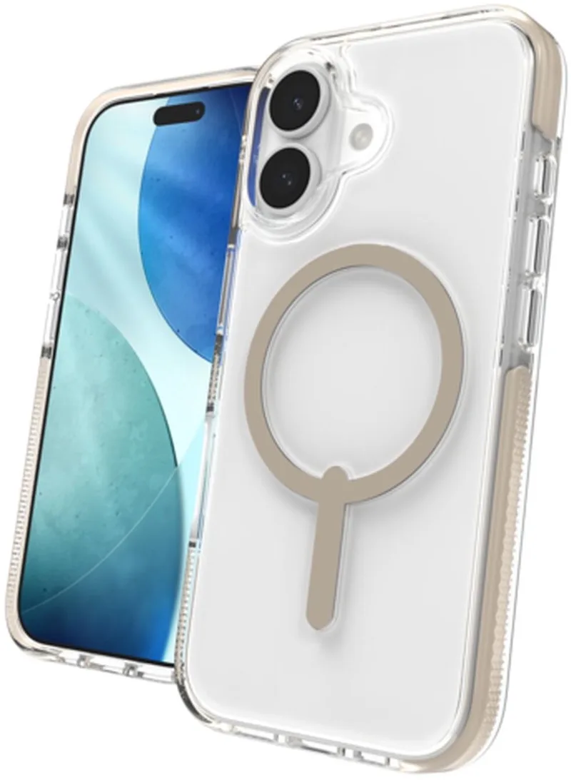 Santa Cruz Snap Hoesje Geschikt voor Apple iPhone 17 - Compatibel met MagSafe - Back Cover Titanium från ZAGG i Grå – produktbild
