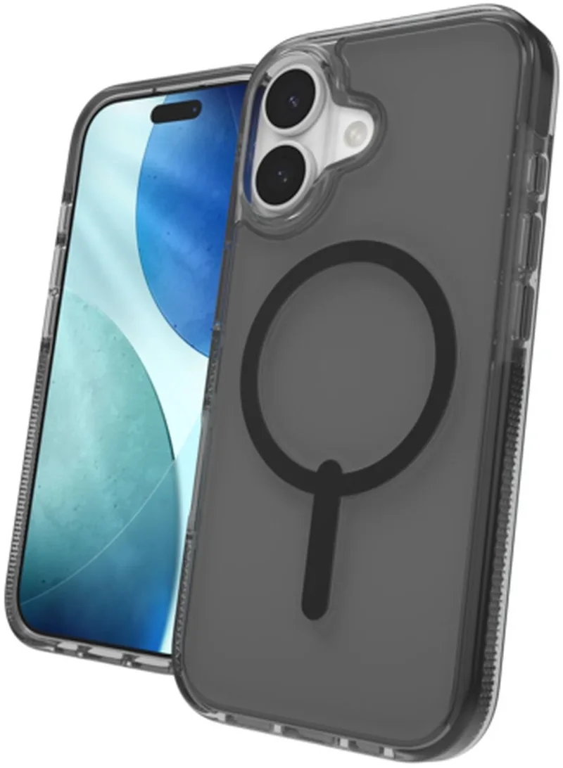 Santa Cruz Snap Hoesje Geschikt voor Apple iPhone 17 - Compatibel met MagSafe - Back Cover Matte by ZAGG in Black – product photo