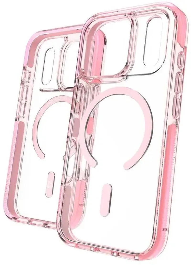 Santa Cruz Snap Hoesje Geschikt voor Apple iPhone 17 Pro - Compatibel met MagSafe / Qi2 - Back Cover by ZAGG in Pink – product photo