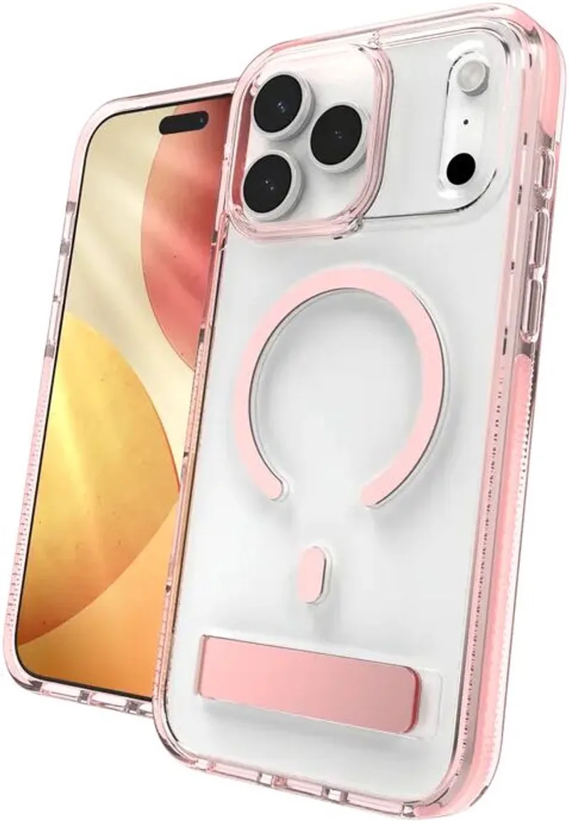 Santa Cruz Snap Hoesje Geschikt voor Apple iPhone 17 Pro Max - Compatibel met MagSafe / Qi2 - Back Cover by ZAGG in Pink – product photo