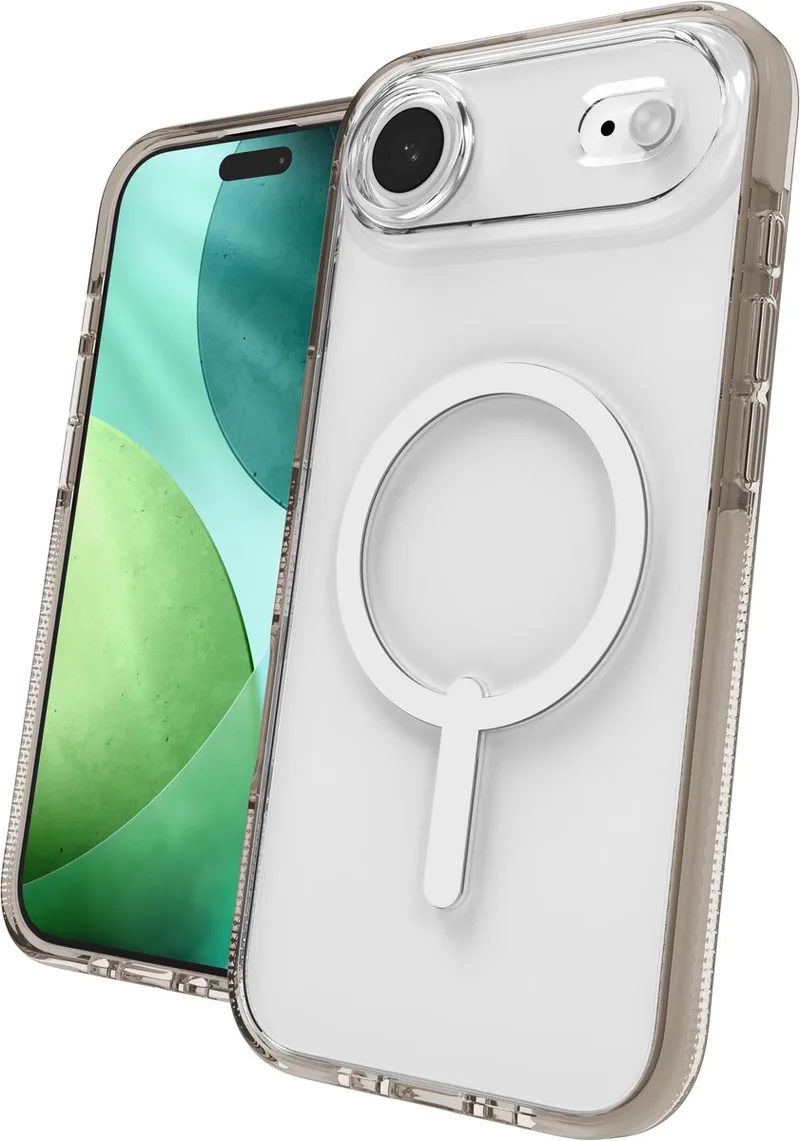 Santa Cruz Snap Hoesje Geschikt voor Apple iPhone Air - Compatibel met MagSafe / Qi2 - Back Cover Titanium von ZAGG in Braun – Produktfoto