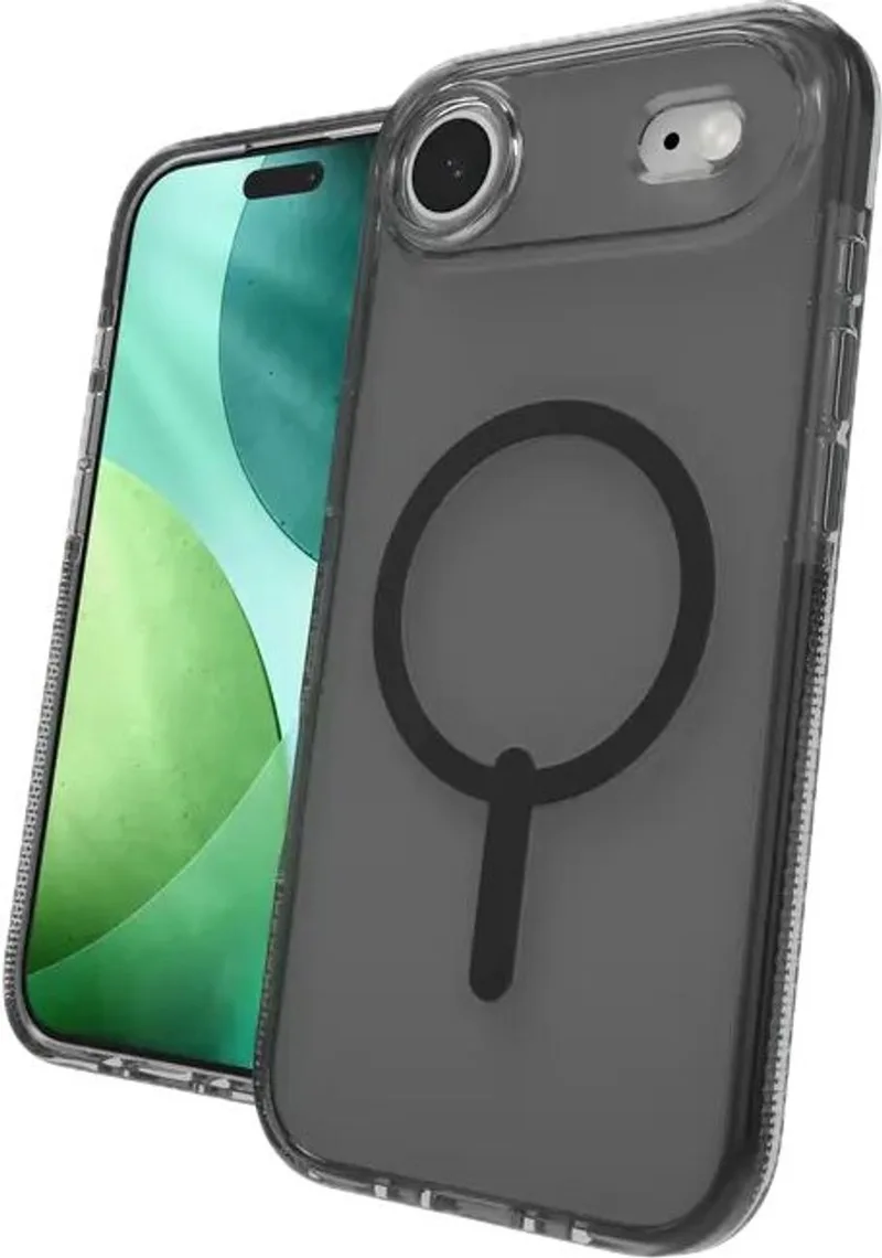 Santa Cruz Snap Hoesje Geschikt voor Apple iPhone Air - Compatibel met MagSafe / Qi2 - Back Cover Matte fra ZAGG i Sort – produktbillede
