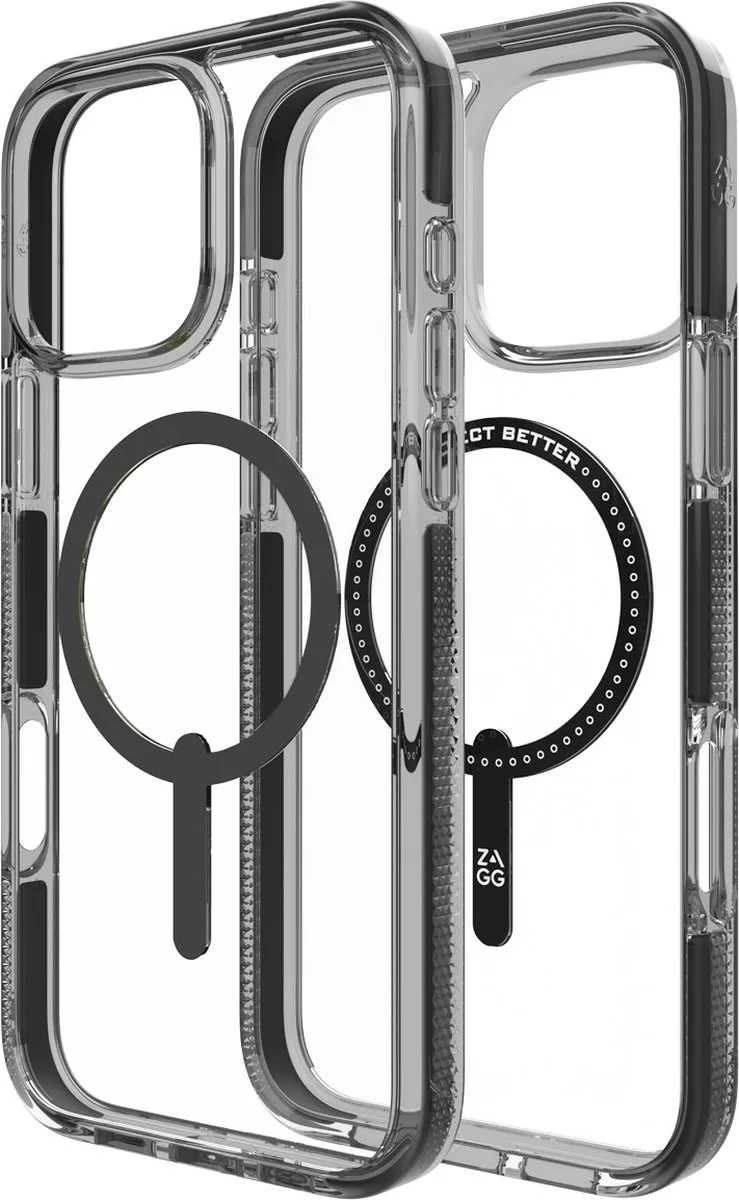 Santa Cruz Snap Mag geschikt voor iPhone 16 Pro Max Hoesje - zwart | zwart fra ZAGG i Sort – produktbillede