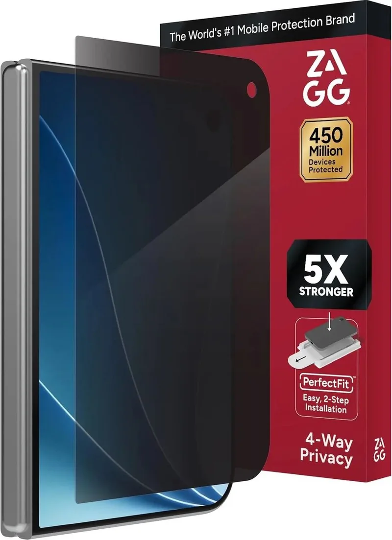 Screen Protector Geschikt voor Apple iPhone Duo | Privacy XTR | Privacy Glass | Gemakkelijke Installatie | Antibacterieel by ZAGG – product photo
