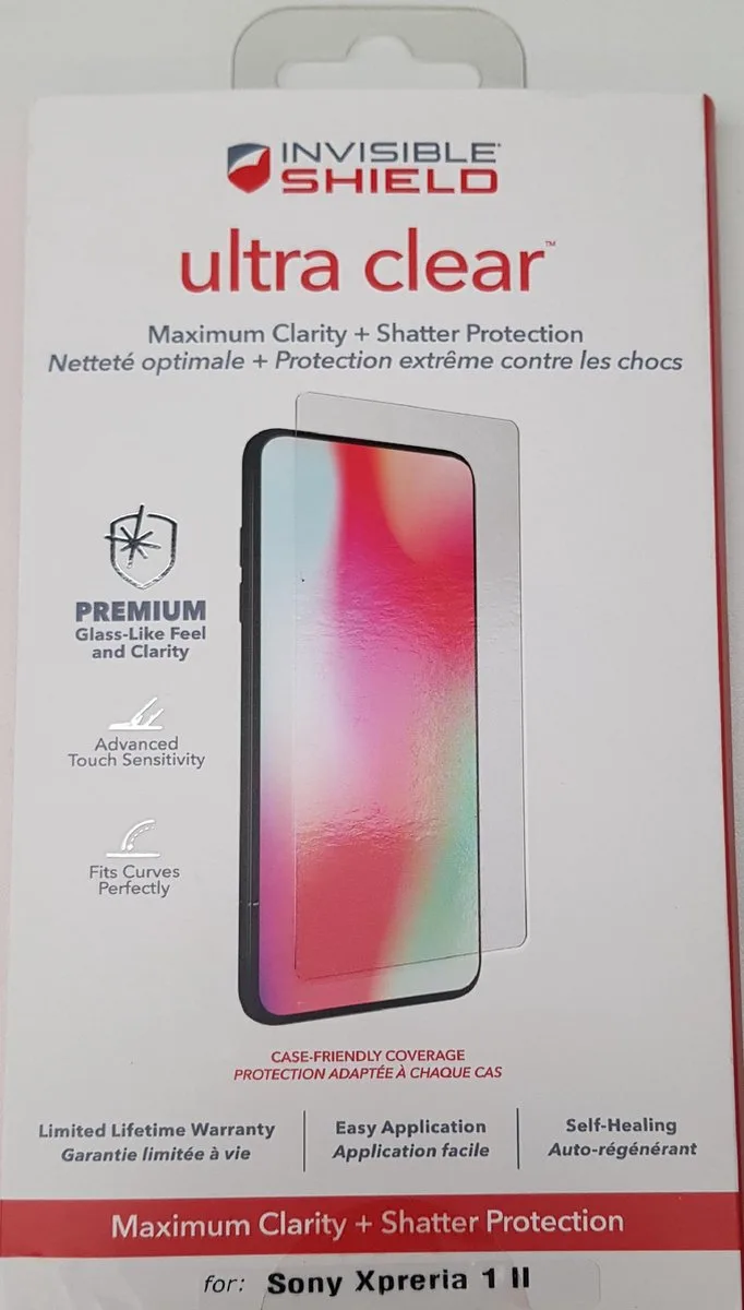 Ultra Clear Sony Xperia 1 II Case Friendly S von ZAGG – Produktfoto